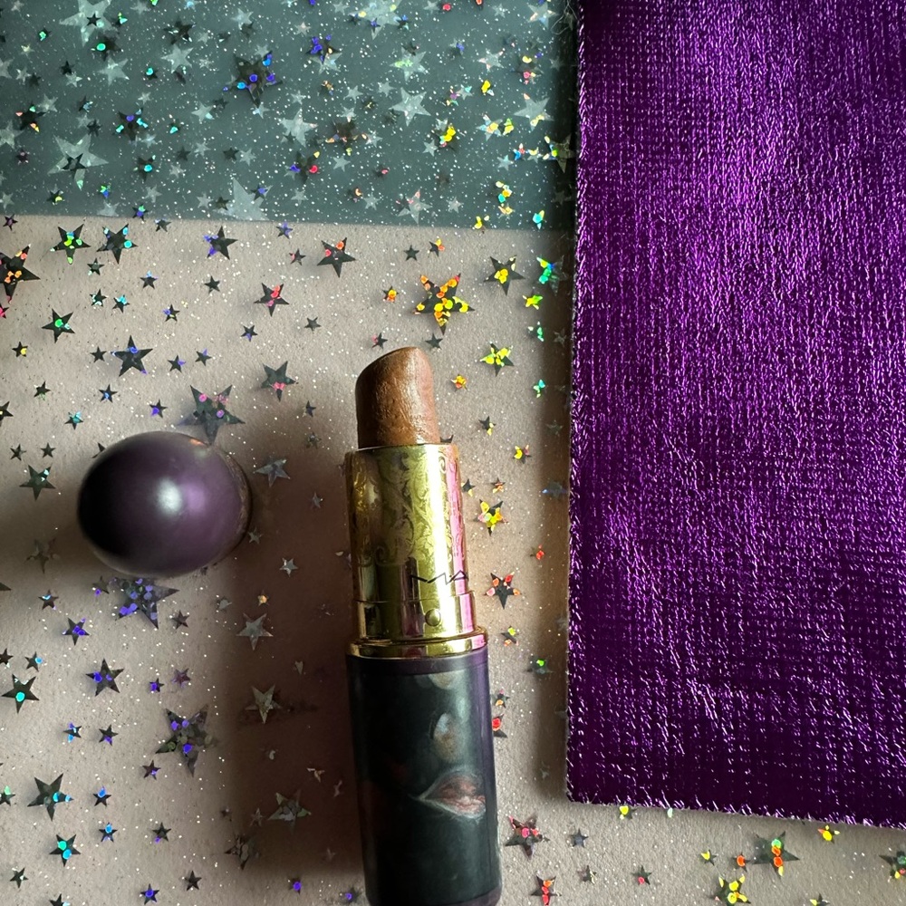 MAC burnished beige amplified crepe lipstick